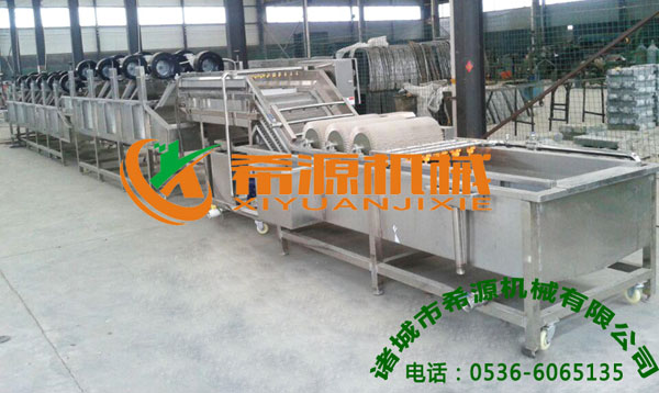 根莖類(lèi)凈菜加工流水線